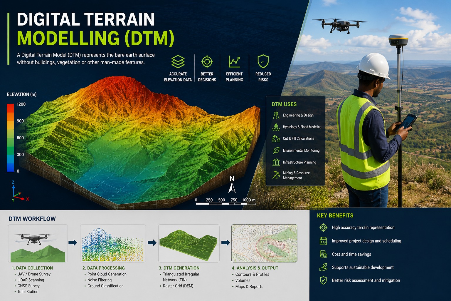 Digital Terrain Modelling (DTM)